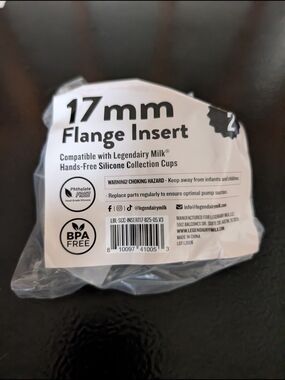 Legendairy Milk 17mm Flange Insert - White